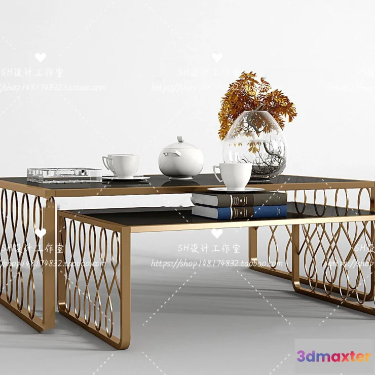 1128272 - Tea Coffee Table - 3D Models - 1271