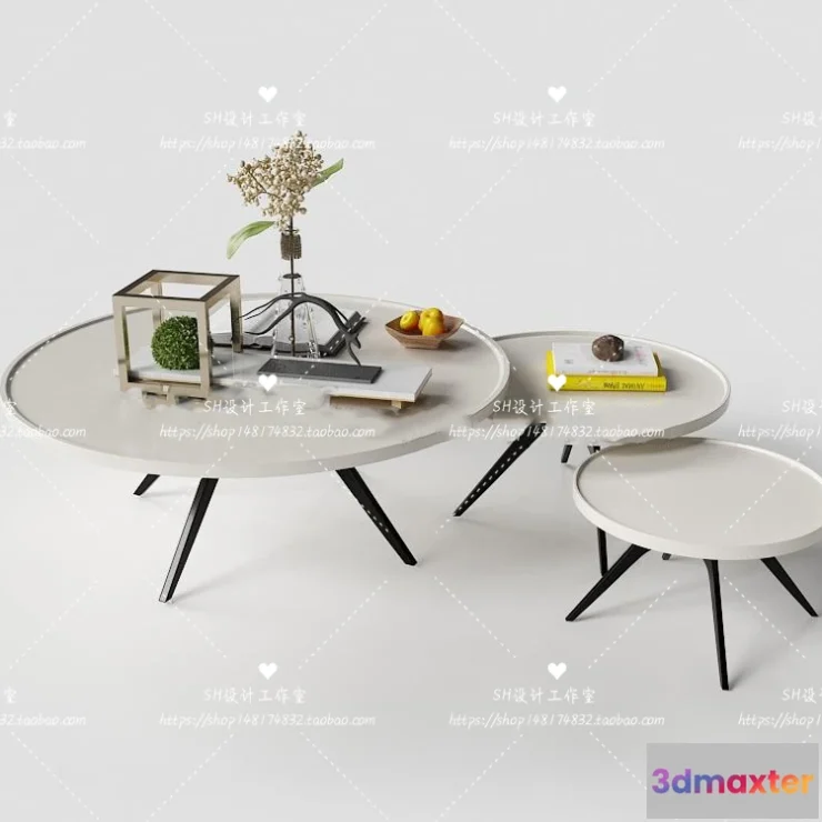 1128286 - Tea Coffee Table - 3D Models - 1278