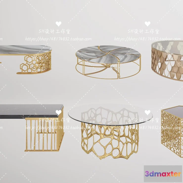 1128292 - Tea Coffee Table - 3D Models - 1281