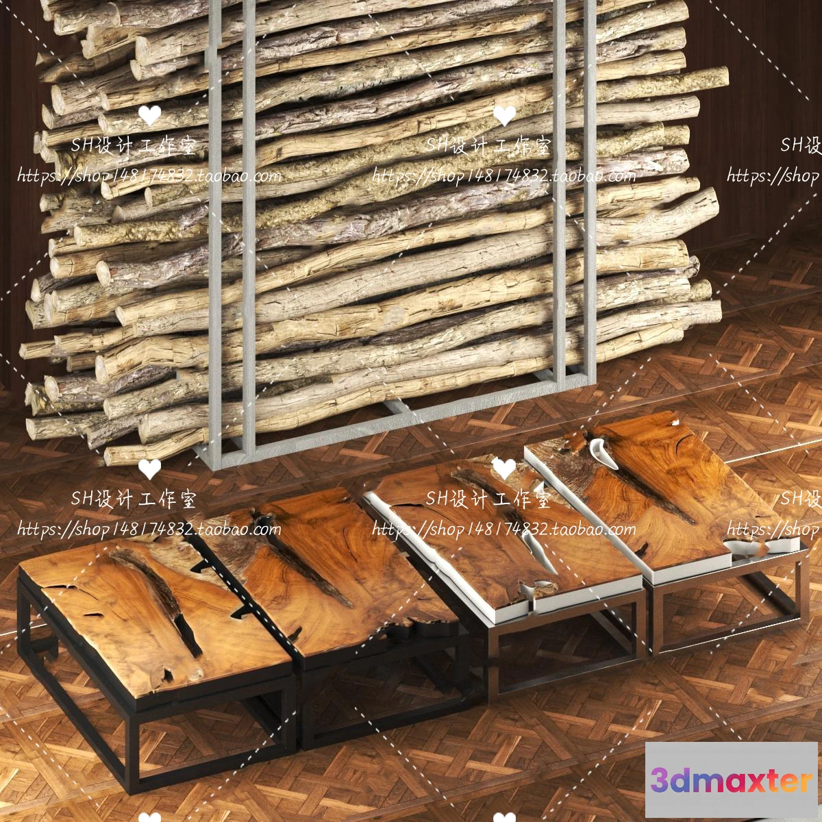 1128306 - Tea Coffee Table - 3D Models - 1288