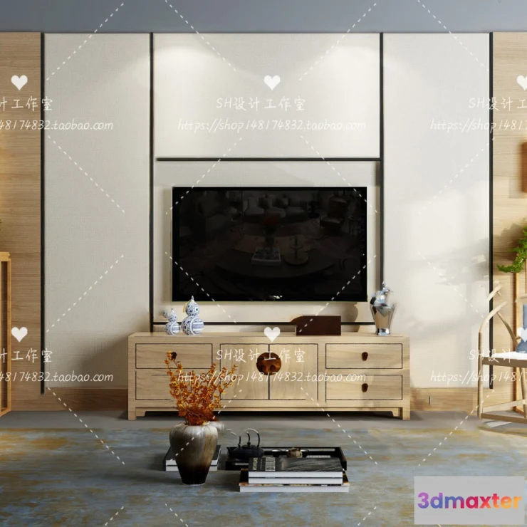 1137414 - TV Cabinets - 3D Models - 0028