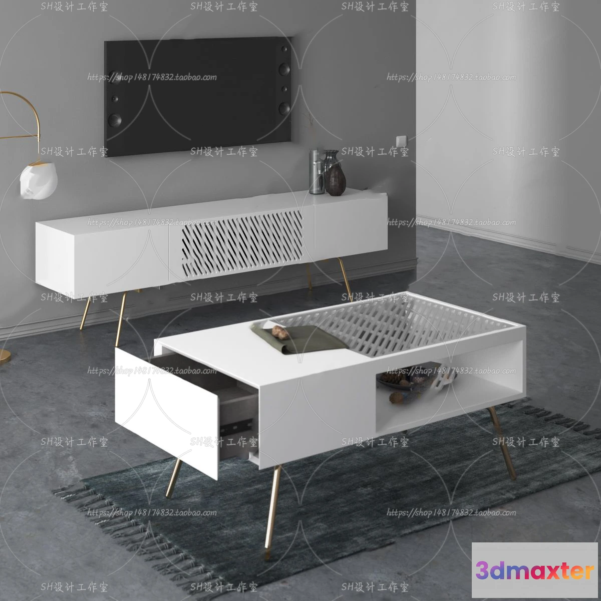 1137596 - TV Cabinets - 3D Models - 0119