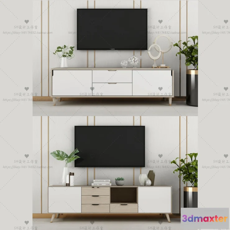 1137638 - TV Cabinets - 3D Models - 0140