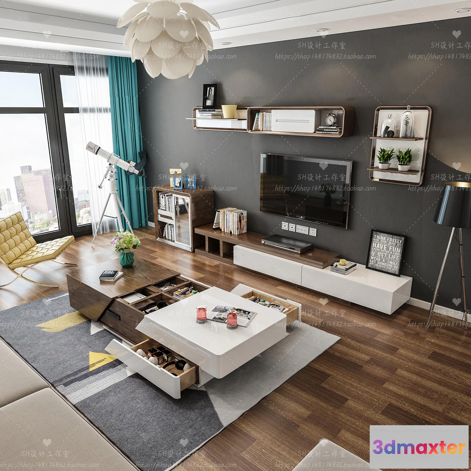 1137750 - TV Cabinets - 3D Models - 0196