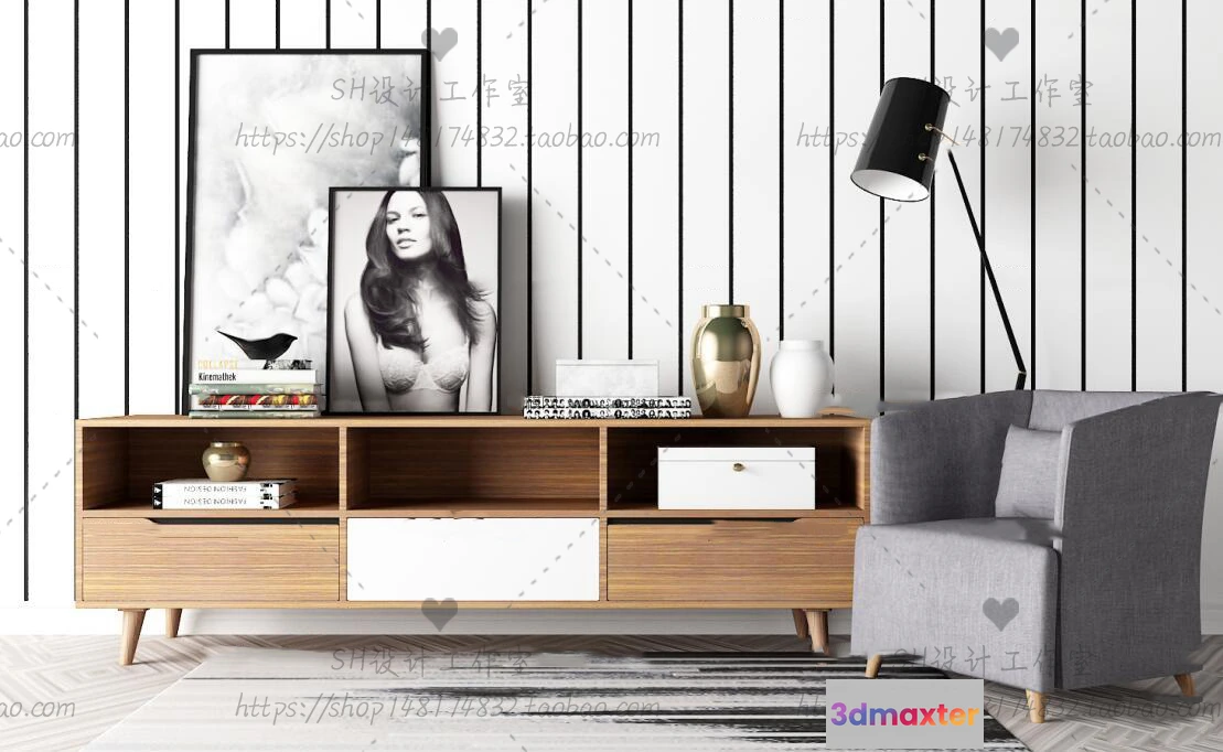 1137914 - TV Cabinets - 3D Models - 0278