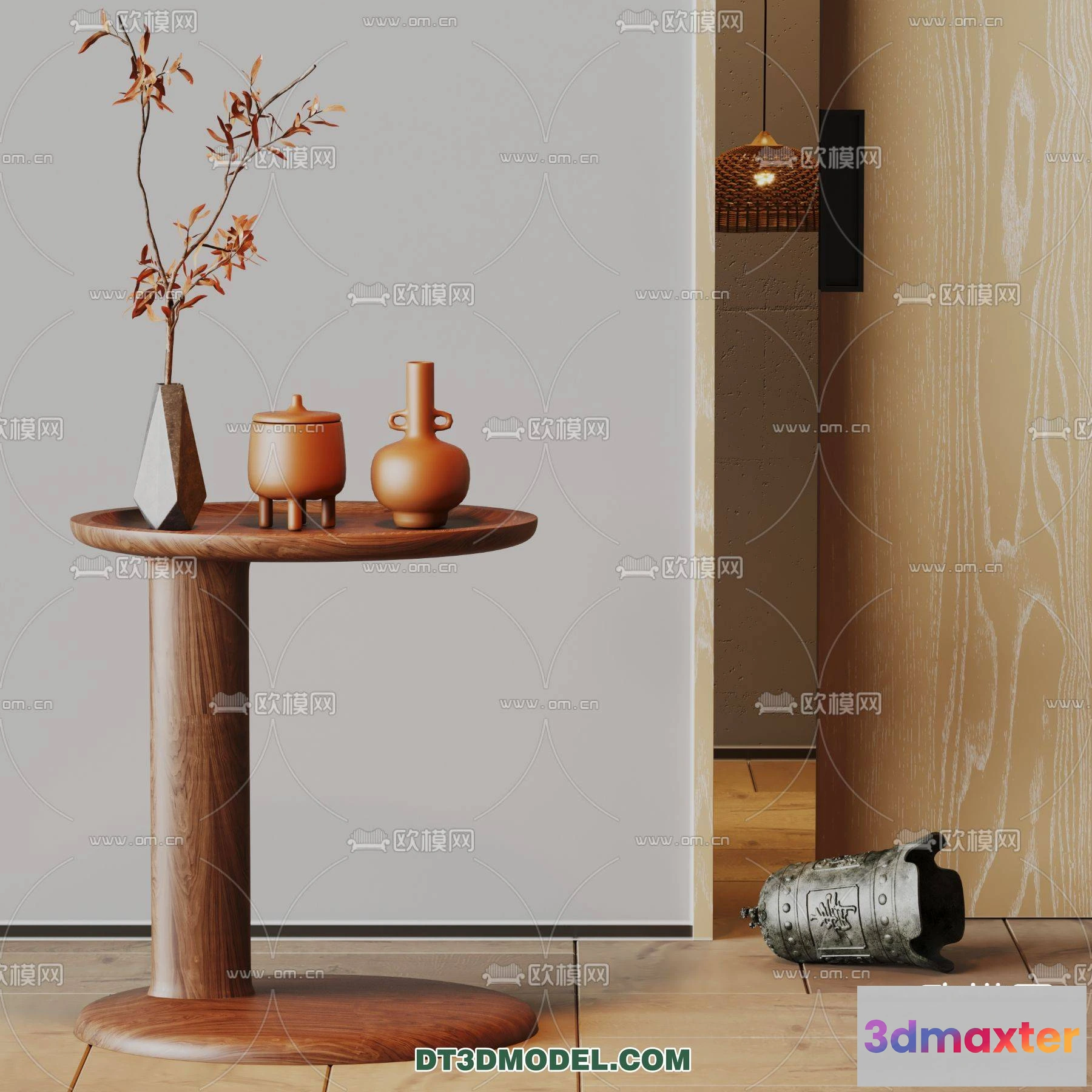 1161034 - WABI SABI STYLE 3D MODELS - TEA TABLE - 0003