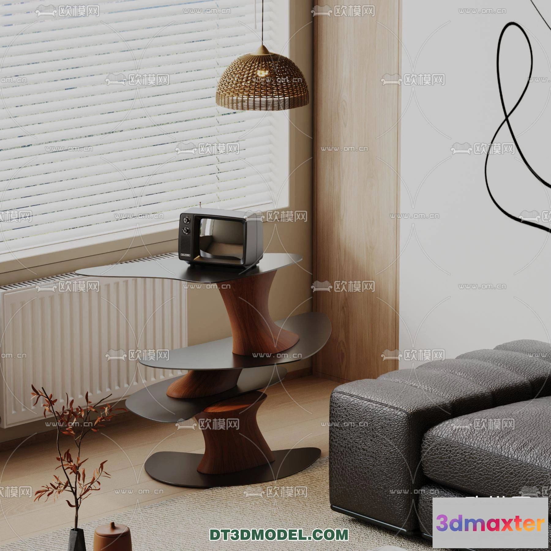 1161052 - WABI SABI STYLE 3D MODELS - TEA TABLE - 0012