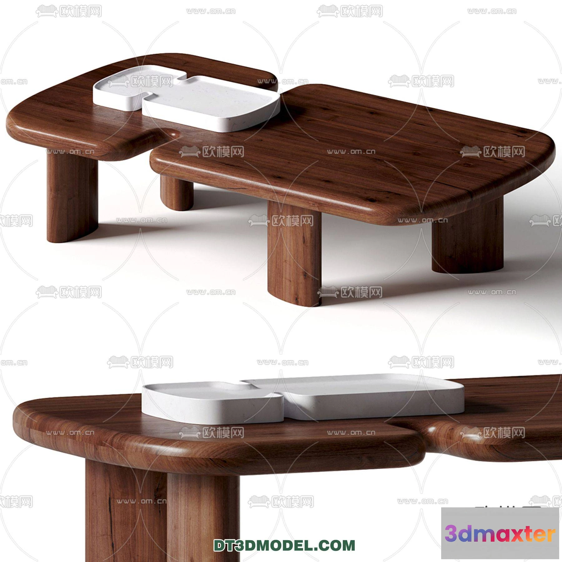 1161062 - WABI SABI STYLE 3D MODELS - TEA TABLE - 0017