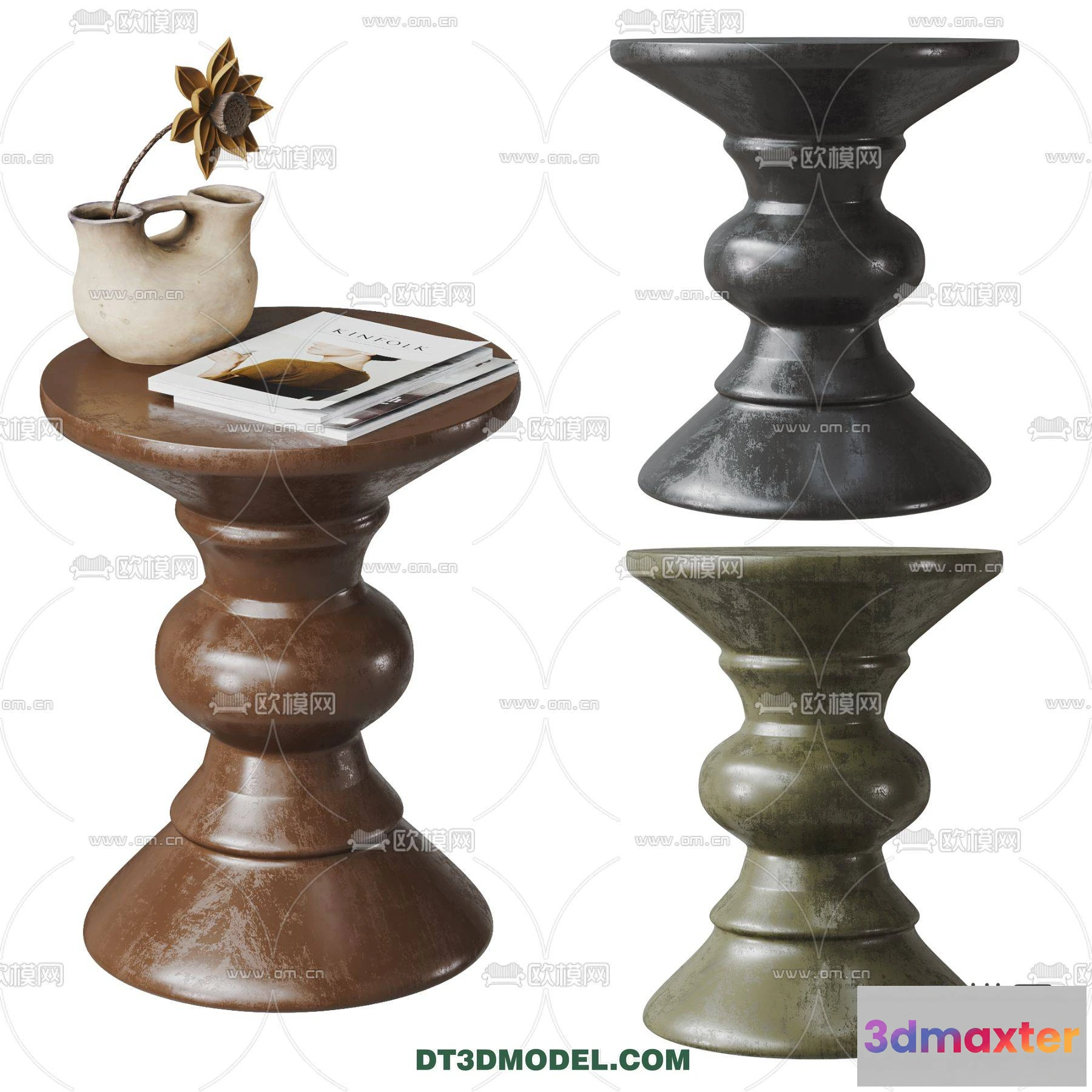 1161092 - WABI SABI STYLE 3D MODELS - TEA TABLE - 0032