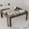1161118 - WABI SABI STYLE 3D MODELS - TEA TABLE - 0045