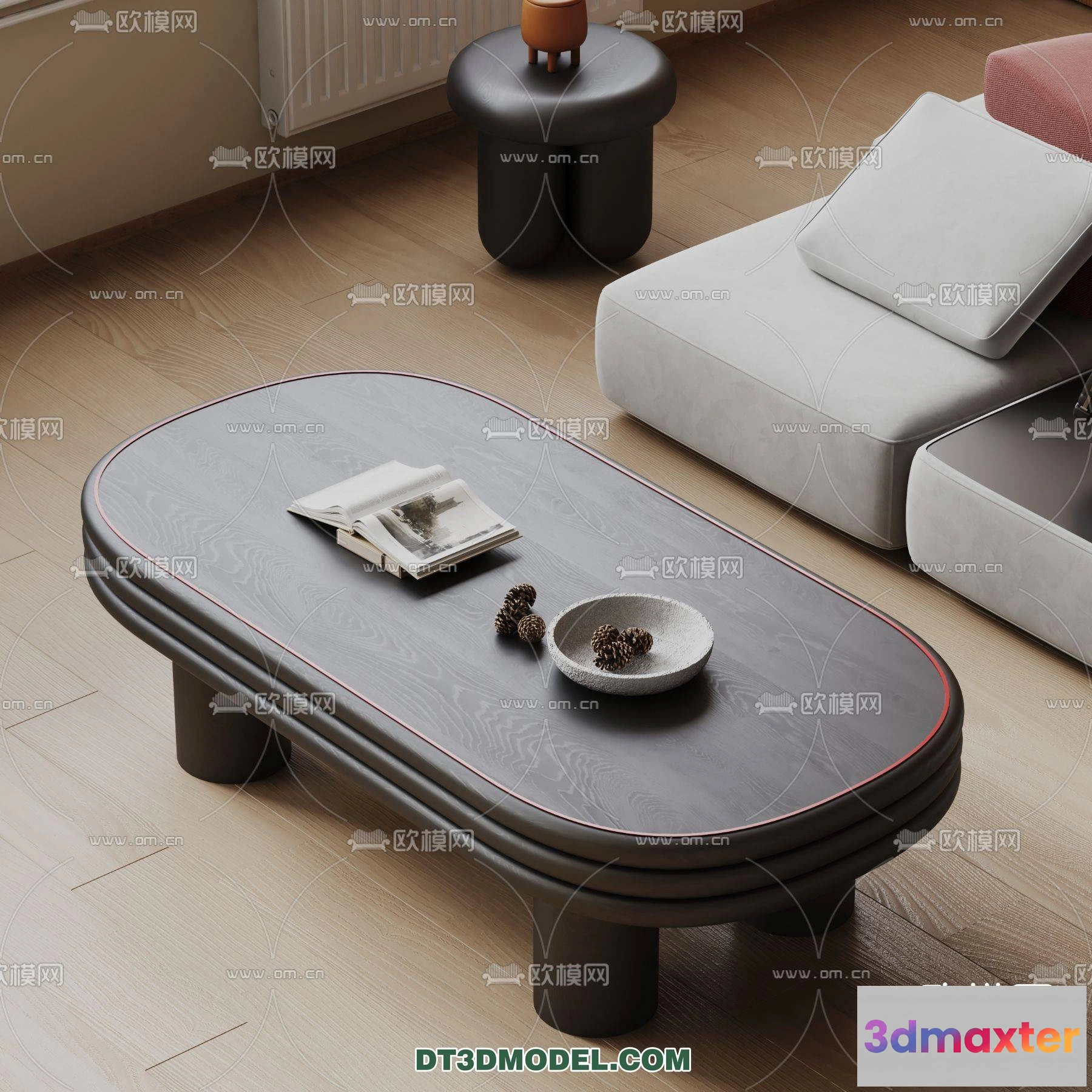 1161120 - WABI SABI STYLE 3D MODELS - TEA TABLE - 0046