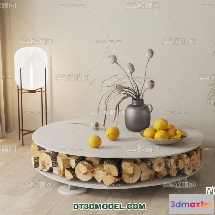 1161150 - WABI SABI STYLE 3D MODELS - TEA TABLE - 0061