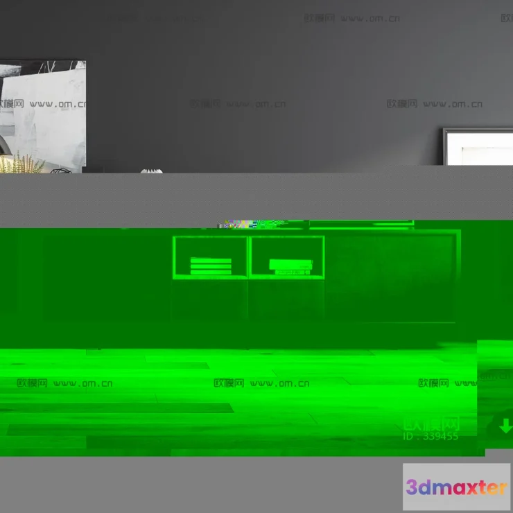 1163814 - FURNITURE - TV SHELF 3D MODELS - 003