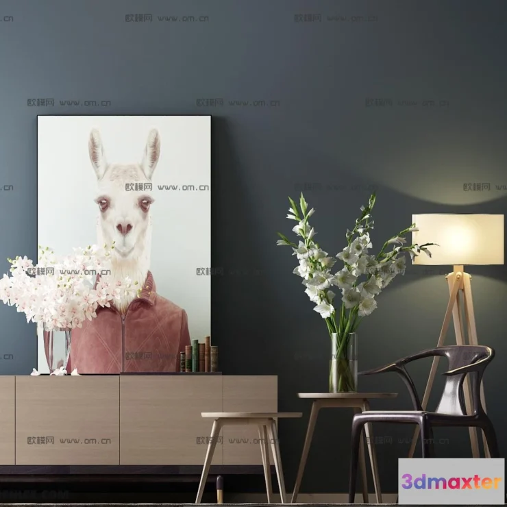 1163838 - FURNITURE - TV SHELF 3D MODELS - 015