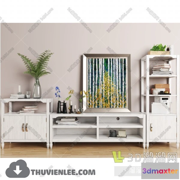 1163850 - FURNITURE - TV SHELF 3D MODELS - 021