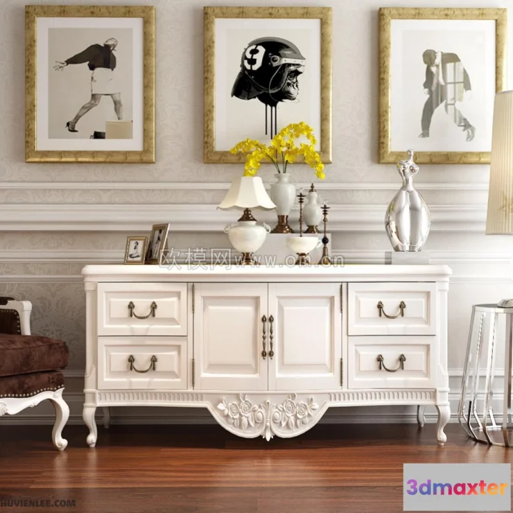 1163864 - FURNITURE - TV SHELF 3D MODELS - 028