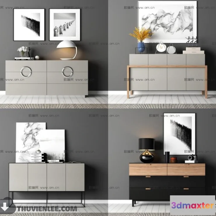 1163876 - FURNITURE - TV SHELF 3D MODELS - 034