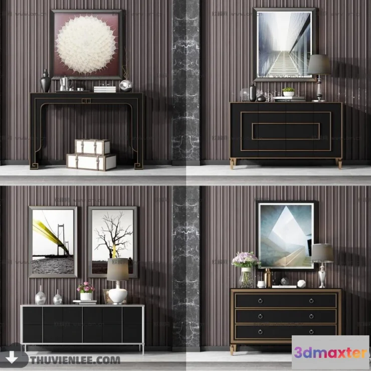 1163878 - FURNITURE - TV SHELF 3D MODELS - 035