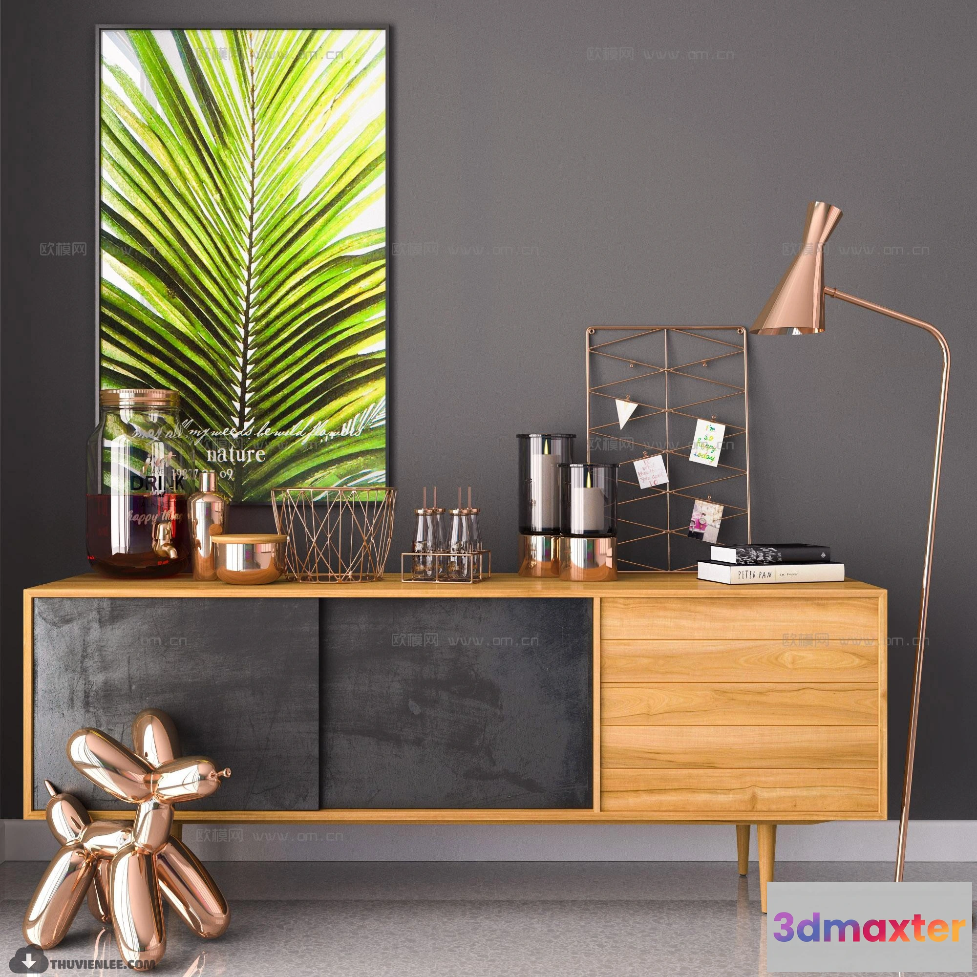 1163882 - FURNITURE - TV SHELF 3D MODELS - 037