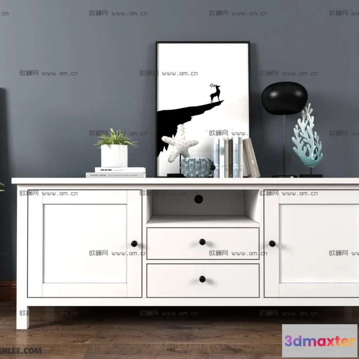 1163886 - FURNITURE - TV SHELF 3D MODELS - 039