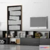 1163896 - FURNITURE - TV SHELF 3D MODELS - 044