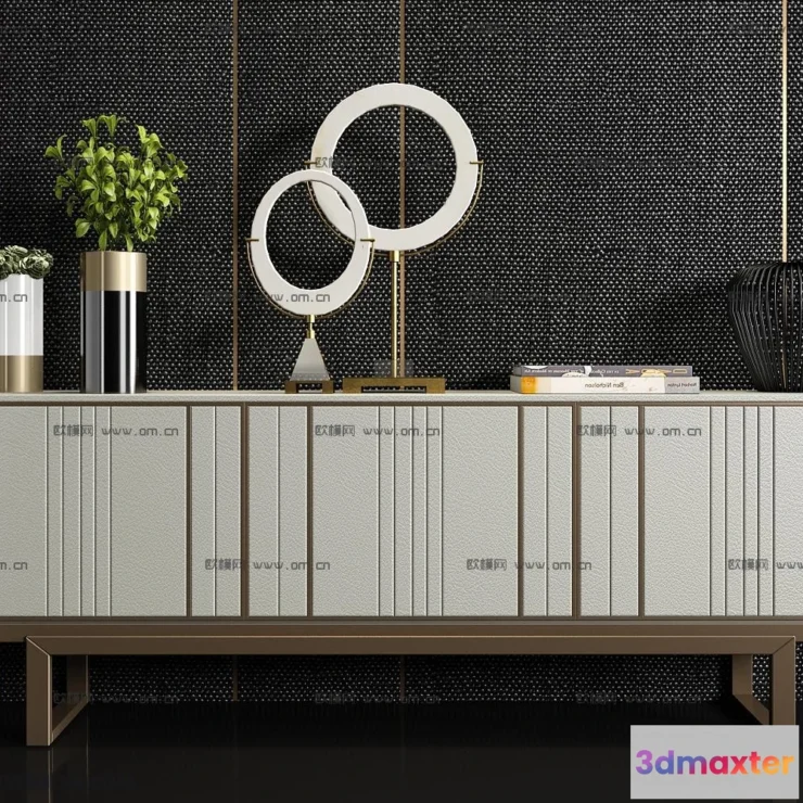 1163908 - FURNITURE - TV SHELF 3D MODELS - 050