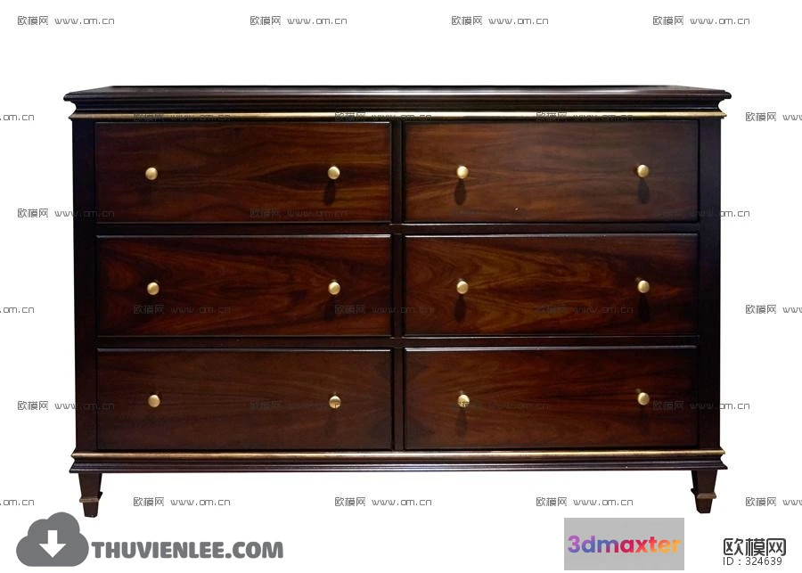 1163912 - FURNITURE - TV SHELF 3D MODELS - 052