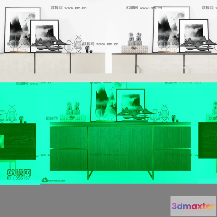 1163930 - FURNITURE - TV SHELF 3D MODELS - 061