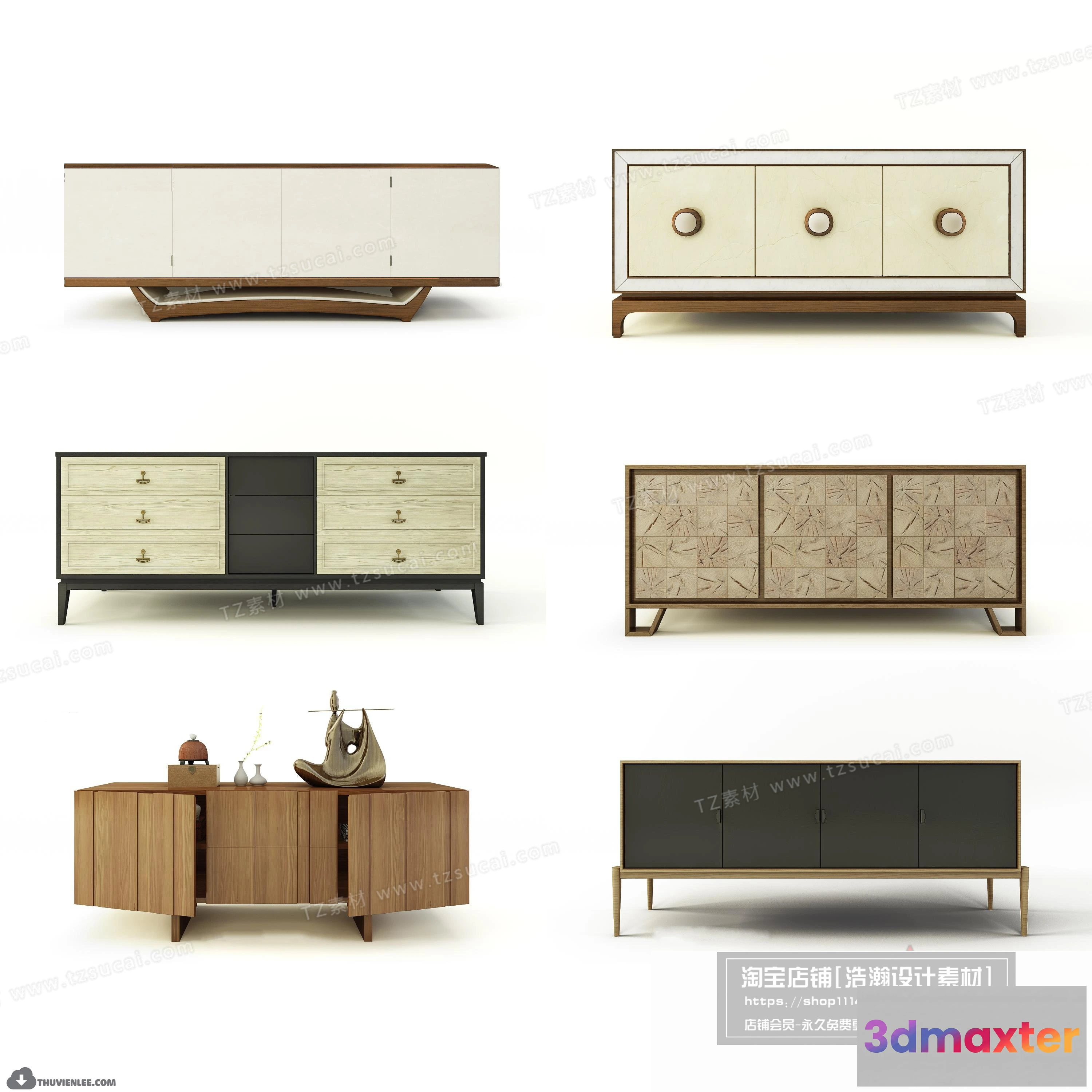 1163962 - FURNITURE - TV SHELF 3D MODELS - 077