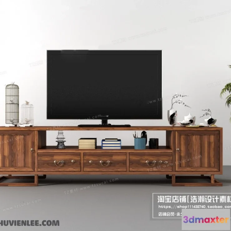 1163976 - FURNITURE - TV SHELF 3D MODELS - 084