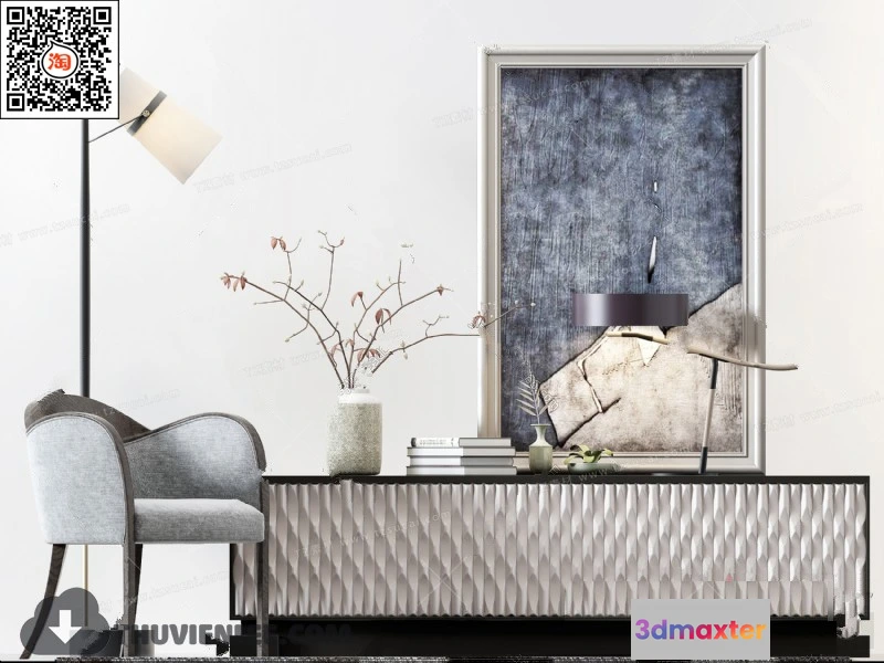 1163998 - FURNITURE - TV SHELF 3D MODELS - 095