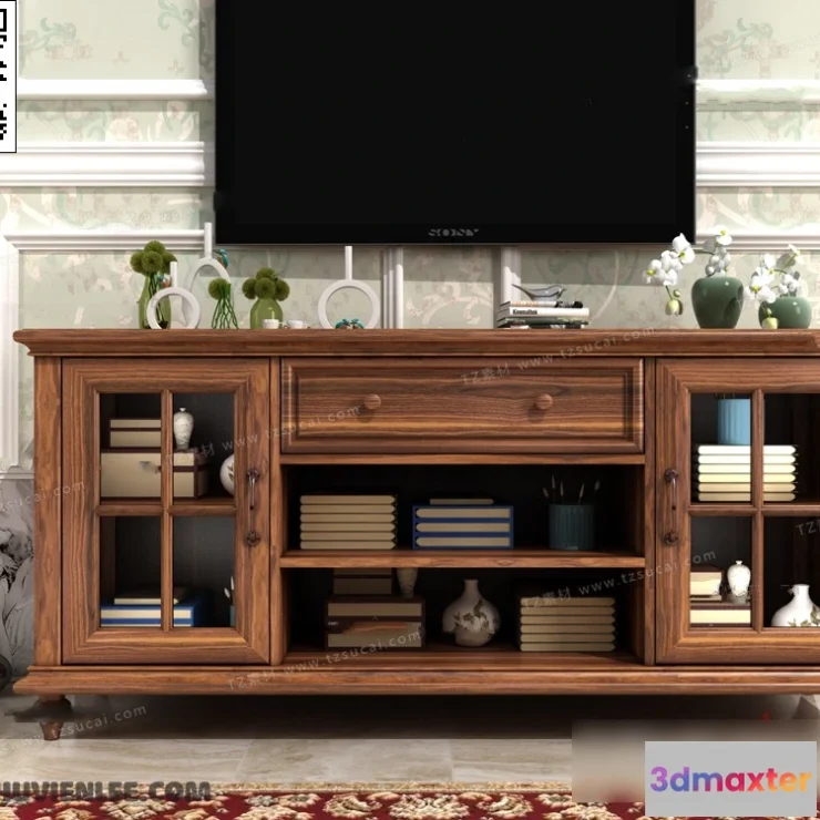 1164006 - FURNITURE - TV SHELF 3D MODELS - 099
