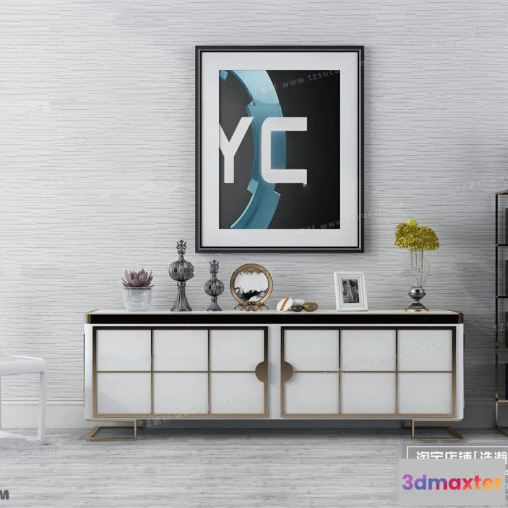 1164032 - FURNITURE - TV SHELF 3D MODELS - 112