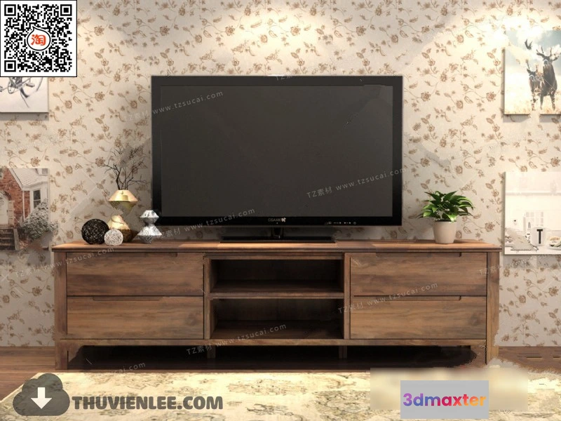 1164080 - FURNITURE - TV SHELF 3D MODELS - 136