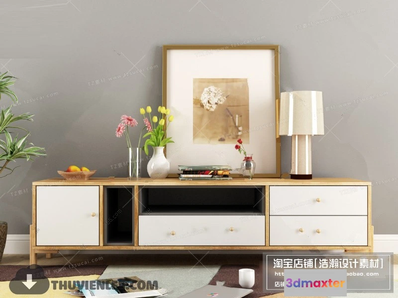 1164114 - FURNITURE - TV SHELF 3D MODELS - 153