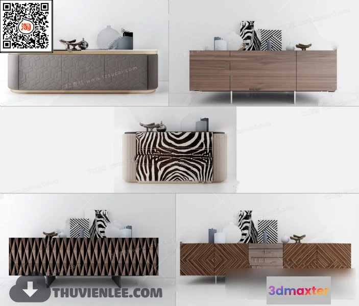 1164124 - FURNITURE - TV SHELF 3D MODELS - 158