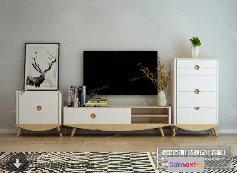 1164156 - FURNITURE - TV SHELF 3D MODELS - 174