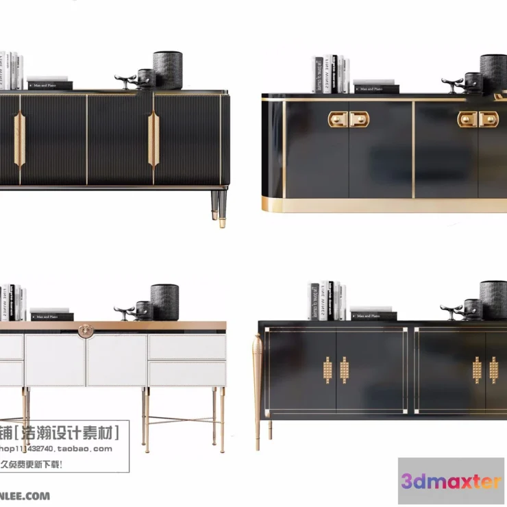 1164166 - FURNITURE - TV SHELF 3D MODELS - 179