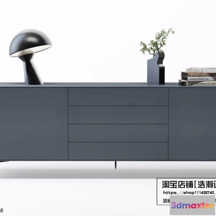 1164168 - FURNITURE - TV SHELF 3D MODELS - 180