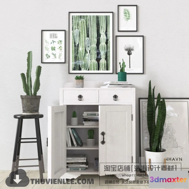 1164172 - FURNITURE - TV SHELF 3D MODELS - 182