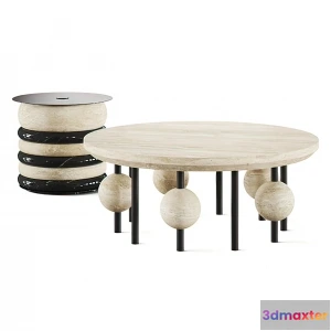 1262698 - Tea Table - Japan - Chinese Table - 3D Model - 034