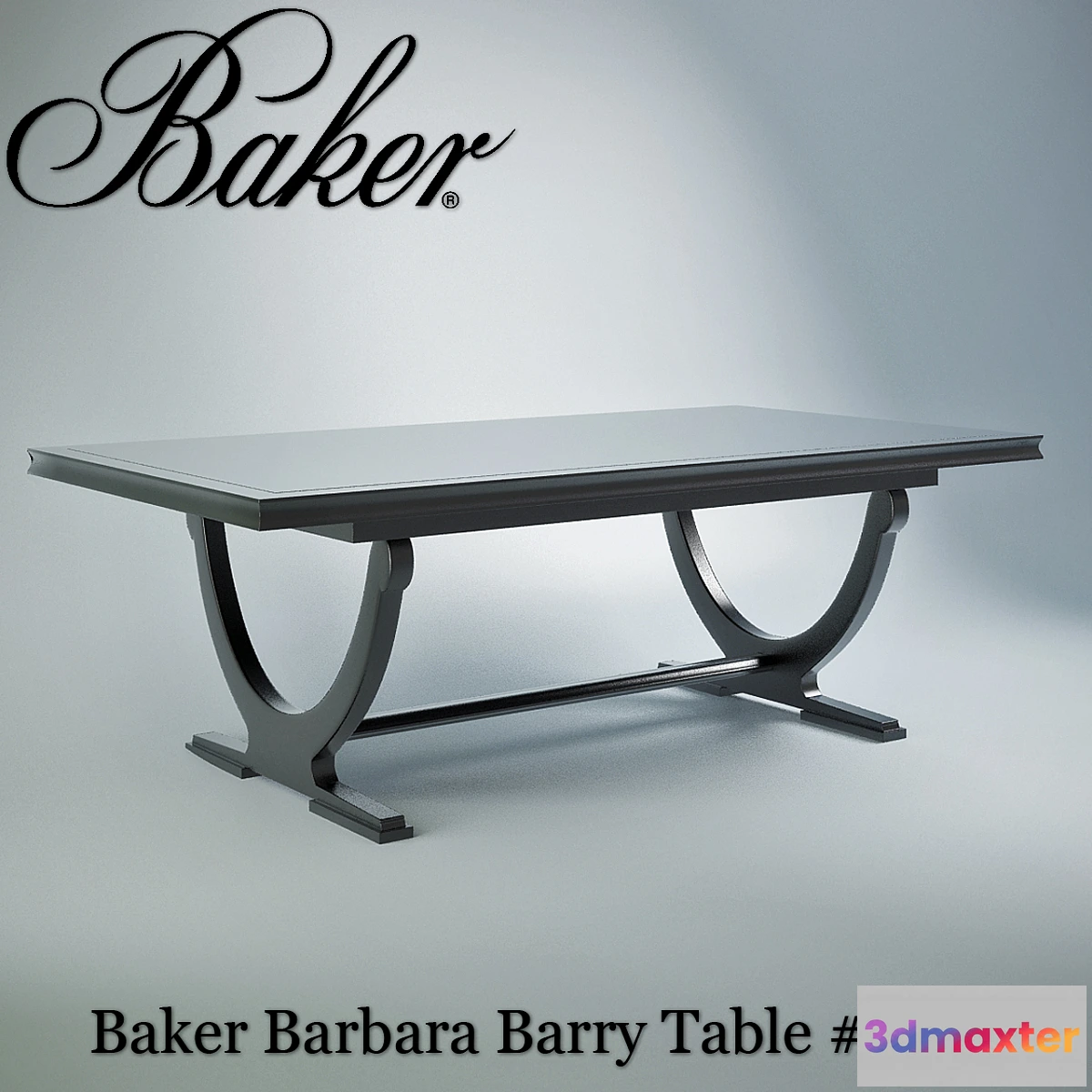 1272043 - Baker Barbara Barry Table # 3436 3D Max