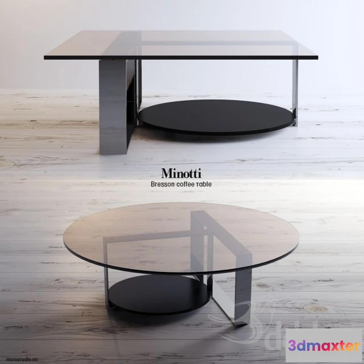 1274024 - Minotti - Bresson coffee table - No.2 3D Max