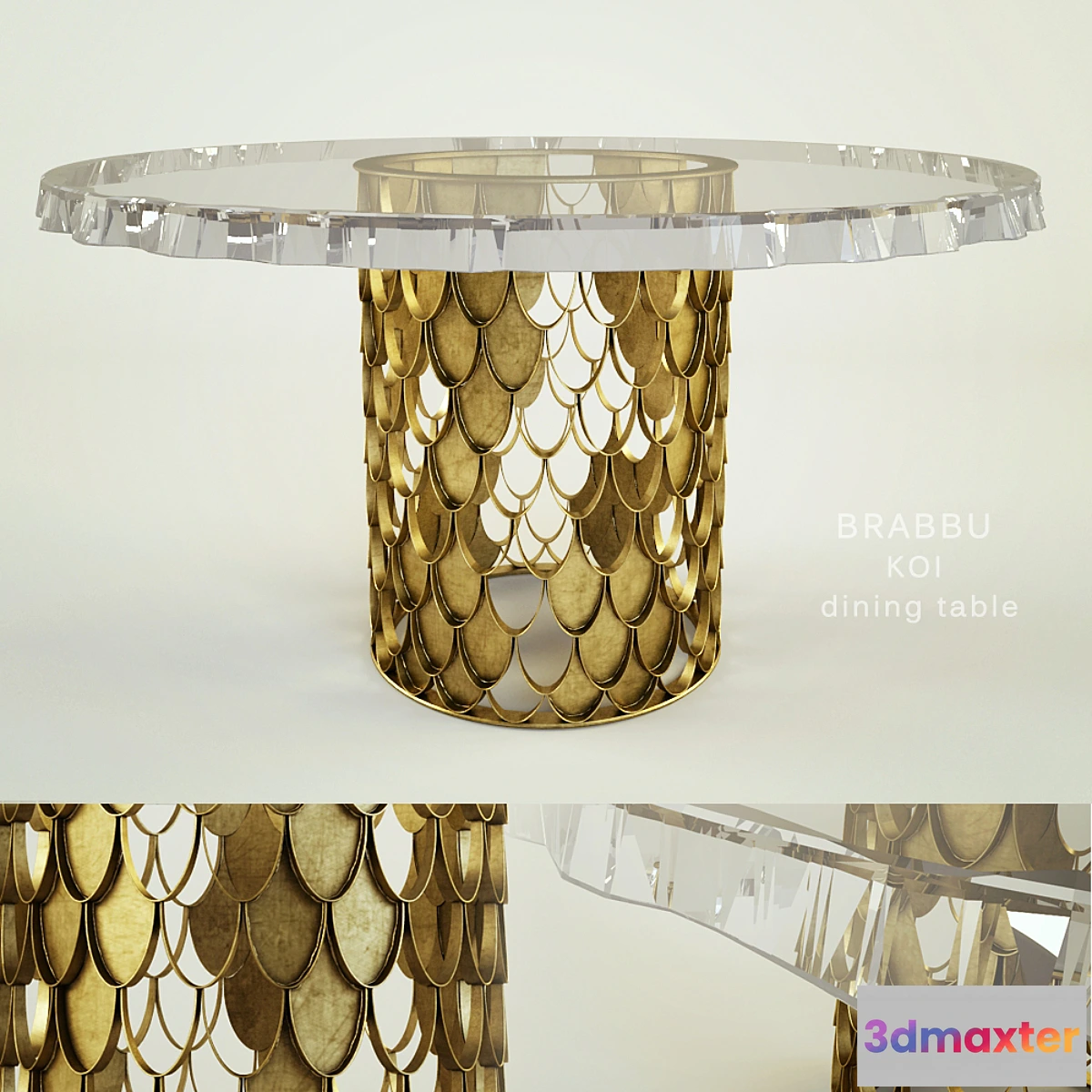 1274580 - BRABBU KOI dining table 3D Max
