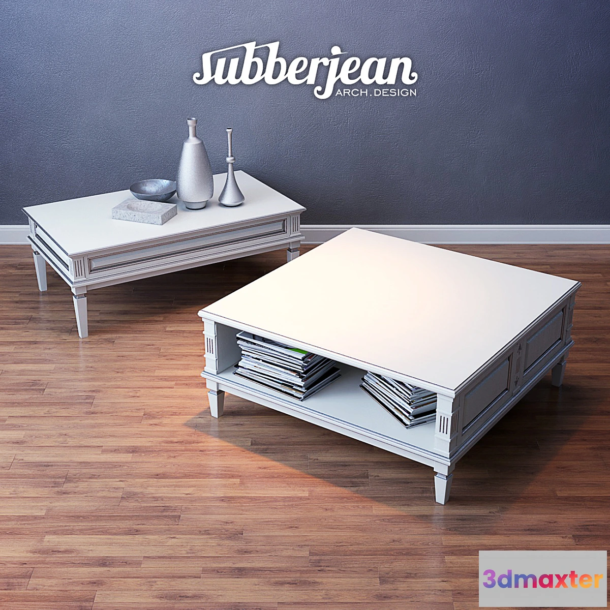 1275254 - Cara Hardwood Coffee Table 3D Max