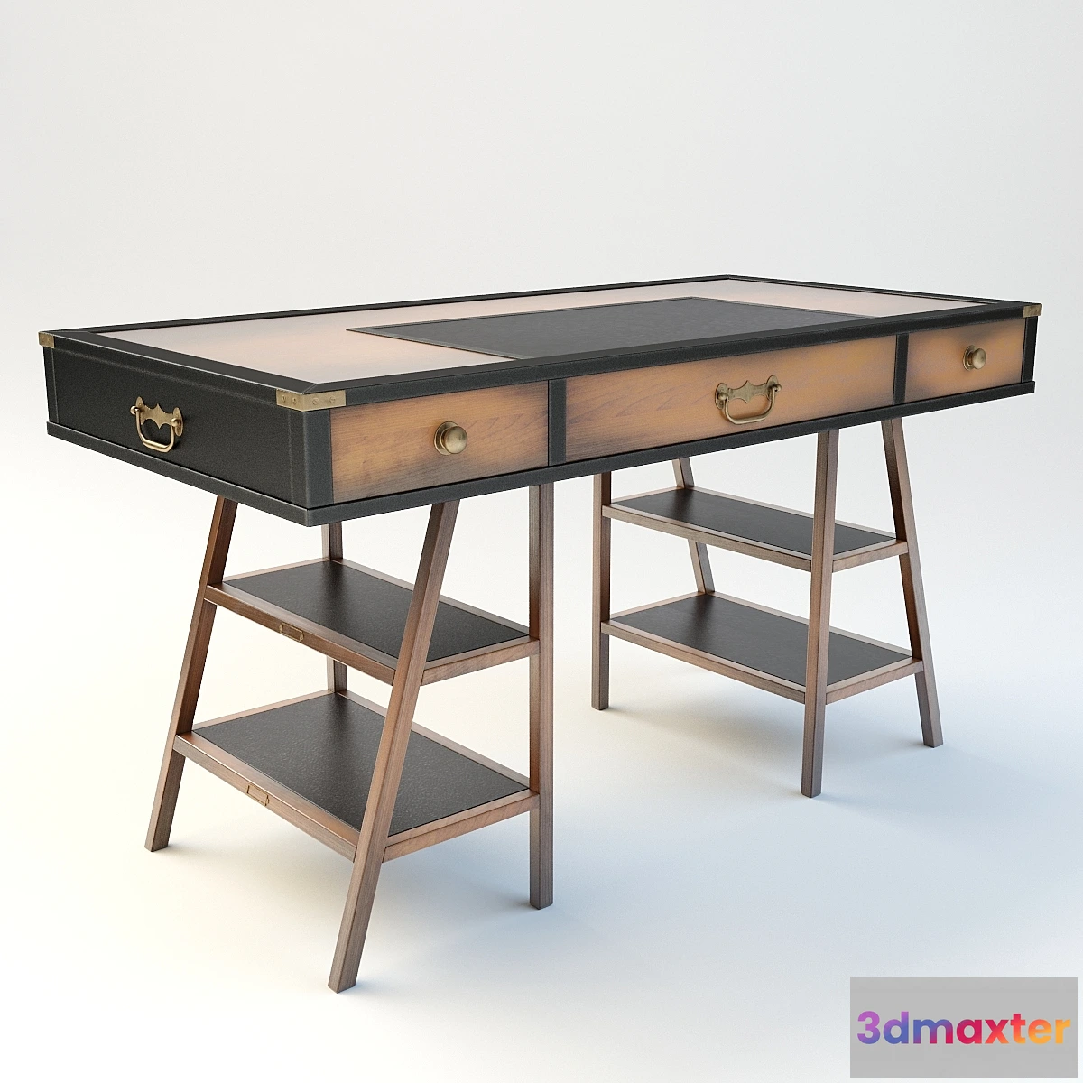 1277368 - Desk Authentic Models Navigators Desk 3D Max