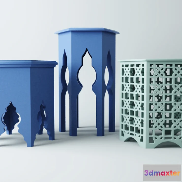 1280866 - Ethnic tables 3D Max