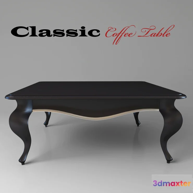 1281122 - Classic Coffee Table 3D Max