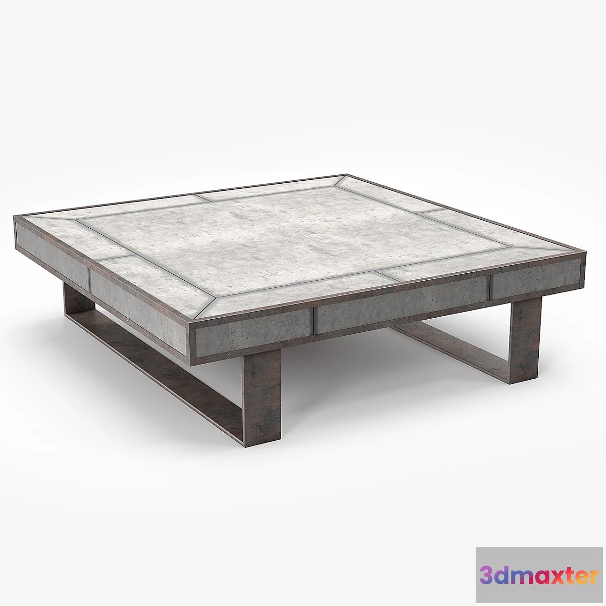 1281516 - Louise Bradley Antique Mirror Coffee Table 3D Max