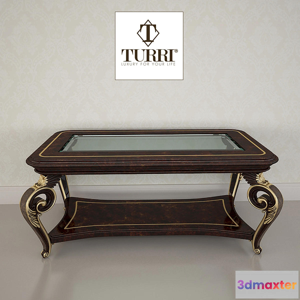 1281662 - Coffee table Turri - Classic TC191L 3D Max